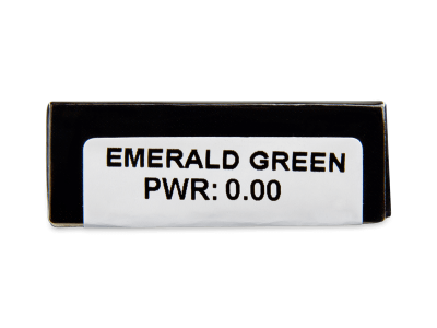 CRAZY LENS - Emerald Green - Ημερήσιοι φακοί Μη διοπτρικοί (2 φακοί) - Προεπισκόπηση Χαρακτηριστικών