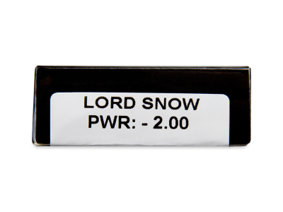 CRAZY LENS - Lord Snow - Ημερήσιοι φακοί Διοπτρικοί (2 φακοί) - Προεπισκόπηση Χαρακτηριστικών