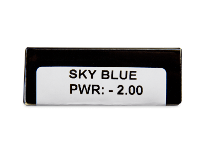 CRAZY LENS - Sky Blue - Ημερήσιοι φακοί Διοπτρικοί (2 φακοί) - Προεπισκόπηση Χαρακτηριστικών