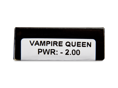CRAZY LENS - Vampire Queen - Ημερήσιοι φακοί Διοπτρικοί (2 φακοί) - Προεπισκόπηση Χαρακτηριστικών