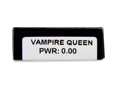 CRAZY LENS - Vampire Queen - Ημερήσιοι φακοί Μη διοπτρικοί (2 φακοί) - Προεπισκόπηση Χαρακτηριστικών