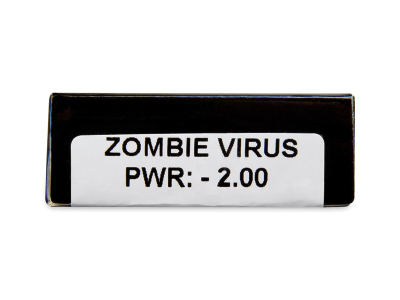 CRAZY LENS - Zombie Virus - Ημερήσιοι φακοί Διοπτρικοί (2 φακοί) - Προεπισκόπηση Χαρακτηριστικών