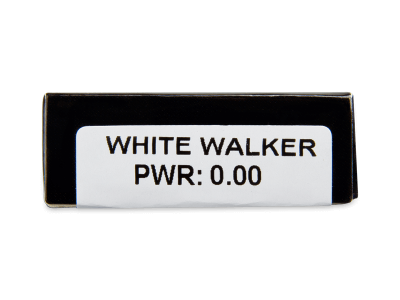 CRAZY LENS - White Walker - Ημερήσιοι φακοί Μη διοπτρικοί (2 φακοί) - Προεπισκόπηση Χαρακτηριστικών