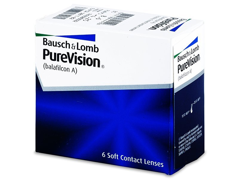 PureVision (6 φακοί) - Μηνιαίοι φακοί επαφής