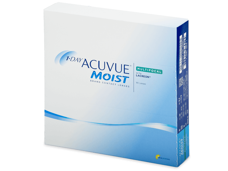 1 Day Acuvue Moist Multifocal (90 φακοί) - Πολυεστιακός φακός επαφής