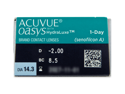 Acuvue Oasys 1-Day with Hydraluxe (30 φακοί) - Προεπισκόπηση Χαρακτηριστικών