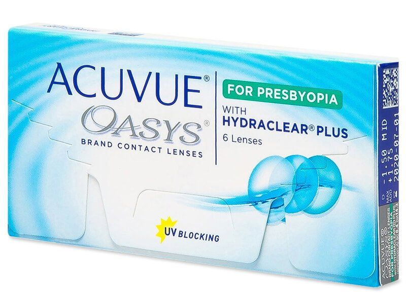 Acuvue Oasys for Presbyopia (6 φακοί) - Πολυεστιακός φακός επαφής