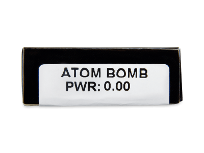 CRAZY LENS - Atom Bomb - Ημερήσιοι φακοί Μη διοπτρικοί (2 φακοί) - Προεπισκόπηση Χαρακτηριστικών