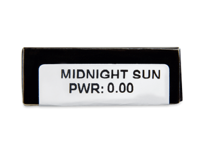 CRAZY LENS - Midnight Sun - Ημερήσιοι φακοί Μη διοπτρικοί (2 φακοί) - Προεπισκόπηση Χαρακτηριστικών