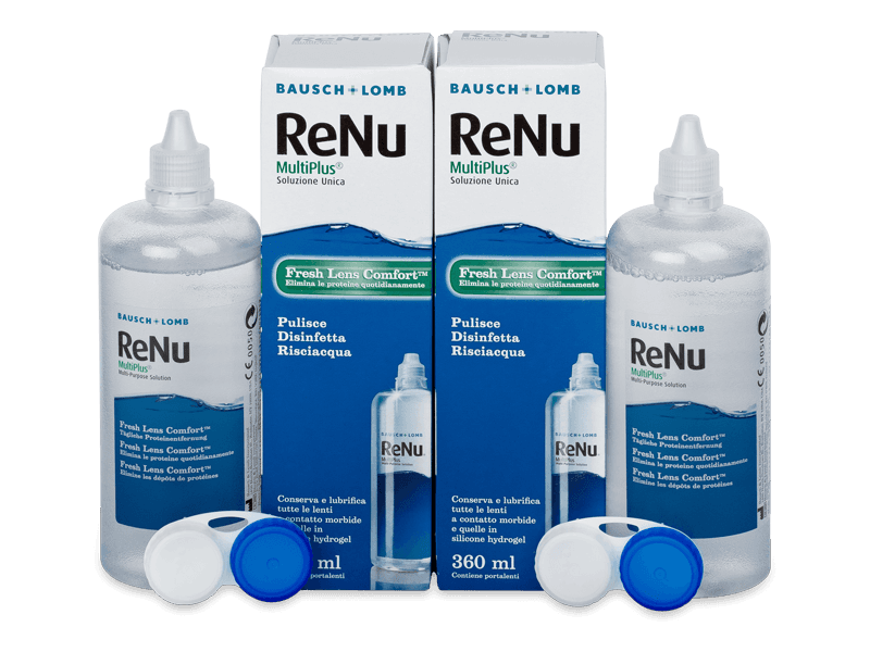 Υγρό ReNu MultiPlus 2 x 360 ml - Oικονομικό διάλυμα δύο πακέτων