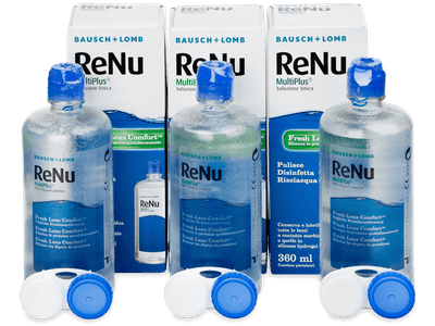 Υγρό ReNu MultiPlus 3 x 360 ml - Αυτό το προϊόν διατίθεται επίσης σε αυτή την εναλλακτική συσκευασία