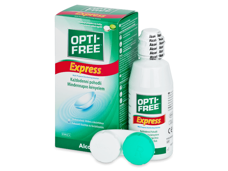 Υγρό OPTI-FREE Express 120 ml - Διάλυμα καθαρισμού