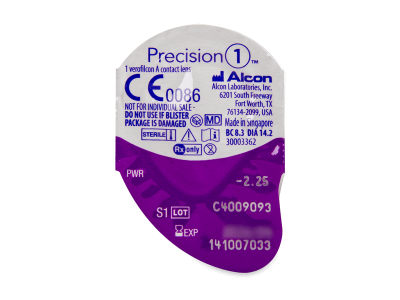 Precision1 (90 φακοί) - Προεπισκόπηση πακέτου φυσαλίδας