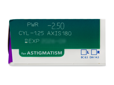 Precision1 for Astigmatism (90 φακοί) - Προεπισκόπηση Χαρακτηριστικών