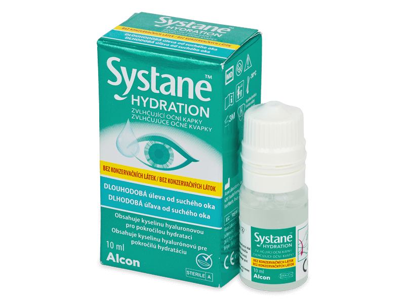 Systane Hydration Οφθαλμικές σταγόνες χωρίς συντηρητικά 10 ml  - Oφθαλμικές σταγόνες