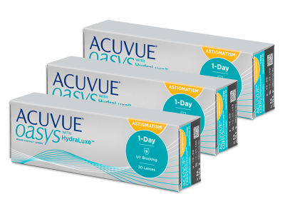 Acuvue Oasys 1-Day with HydraLuxe for Astigmatism (90 φακοί)