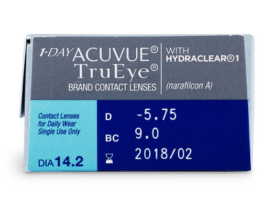 1-Day Acuvue TruEye (30 φακοί) - Προεπισκόπηση Χαρακτηριστικών