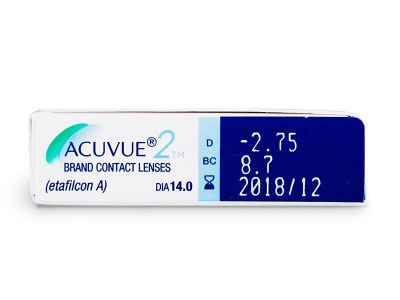 Acuvue 2 (6 φακοί) - Προεπισκόπηση Χαρακτηριστικών