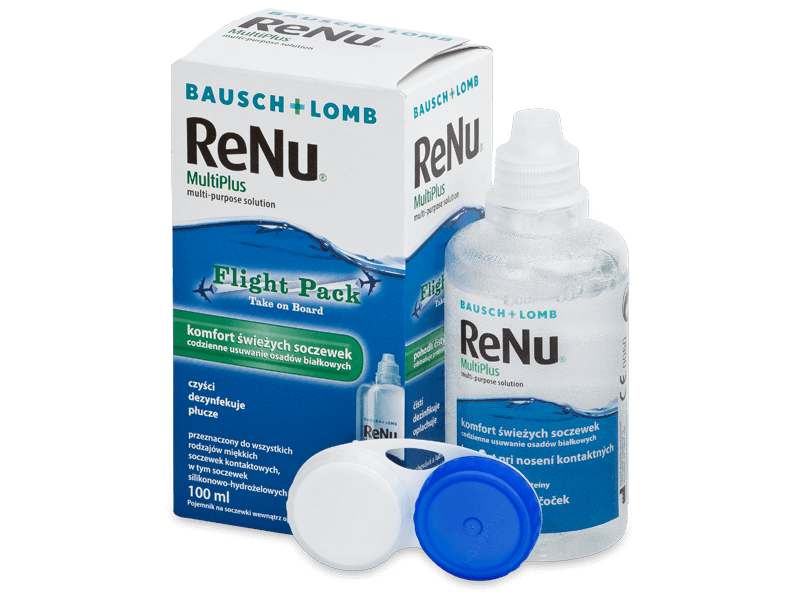 Υγρό ReNu MultiPlus Flight Pack 100 ml  - Διάλυμα καθαρισμού