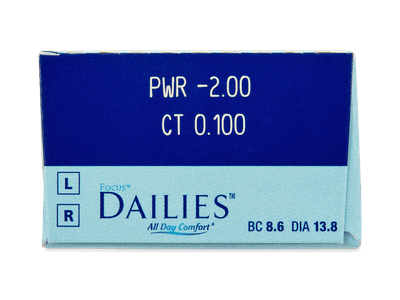 Focus Dailies All Day Comfort (30 φακοί) - Προεπισκόπηση Χαρακτηριστικών