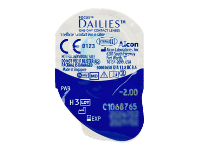 Focus Dailies All Day Comfort (30 φακοί) - Προεπισκόπηση πακέτου φυσαλίδας