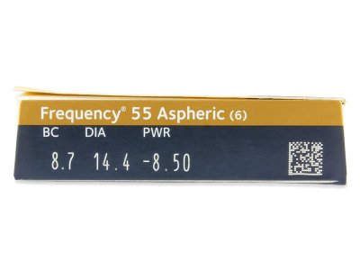 Frequency 55 Aspheric (6 φακοί) - Προεπισκόπηση Χαρακτηριστικών