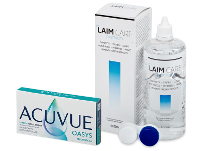 Acuvue Oasys Multifocal (6 φακοί) + Υγρό Laim-Care 400 ml
