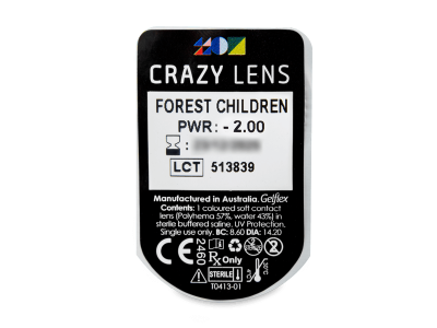 CRAZY LENS - Forest Children - Ημερήσιοι φακοί Διοπτρικοί (2 φακοί) - Προεπισκόπηση πακέτου φυσαλίδας