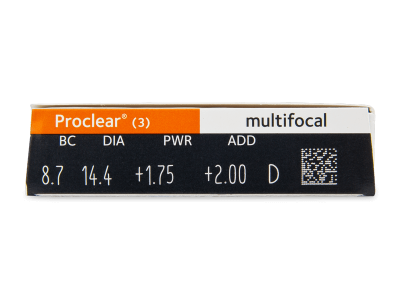 Proclear Multifocal (3 φακοί) - Προεπισκόπηση Χαρακτηριστικών
