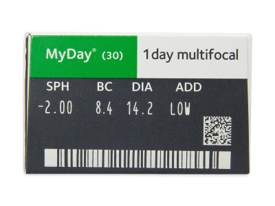 MyDay daily disposable multifocal (30 φακοί) - Προεπισκόπηση Χαρακτηριστικών