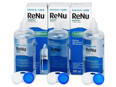 Υγρό ReNu MultiPlus 3 x 360 ml  - Oικονομικό διάλυμα τριών πακέτων
