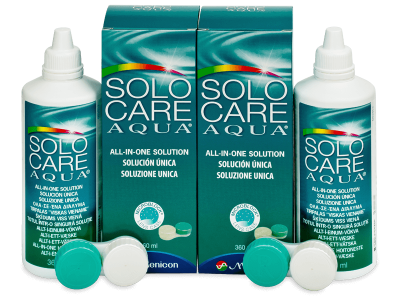 Υγρό SoloCare Aqua 2 x 360ml - Oικονομικό διάλυμα δύο πακέτων