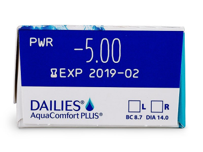 Dailies AquaComfort Plus (30 φακοί) - Προεπισκόπηση Χαρακτηριστικών
