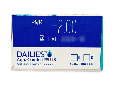 Dailies AquaComfort Plus (30 φακοί) - Προεπισκόπηση Χαρακτηριστικών
