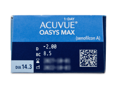 Acuvue Oasys Max 1-Day (30 φακοί) - Προεπισκόπηση Χαρακτηριστικών