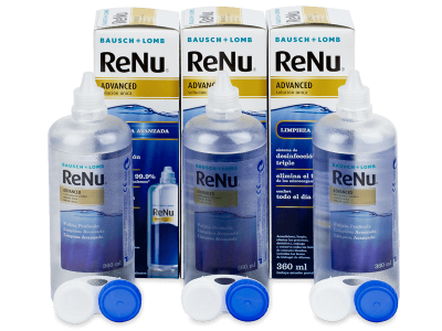 Υγρό ReNu Advanced 3x 360 ml 