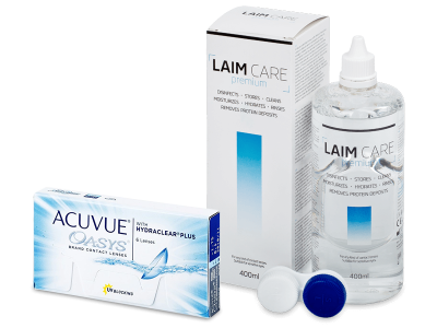 Acuvue Oasys (6 φακοί) + Υγρό Laim-Care 400 ml