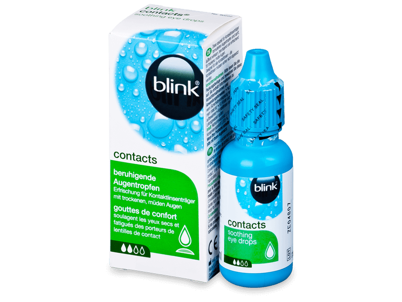 Οφθαλμικές σταγόνες Blink Contacts 10 ml  - Oφθαλμικές σταγόνες