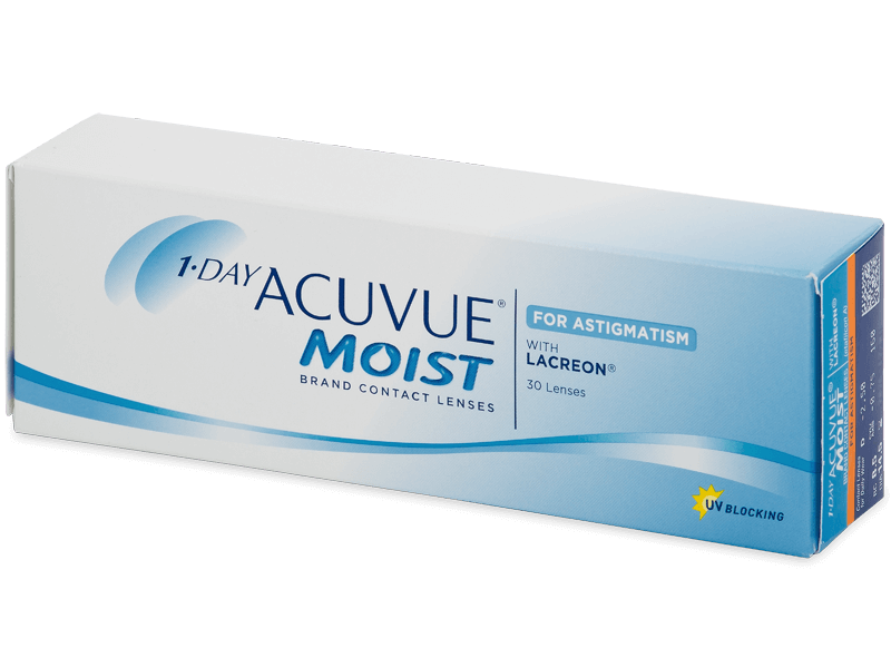 1 Day Acuvue Moist for Astigmatism (30 φακοί) - Αστιγματικός φακός επαφής